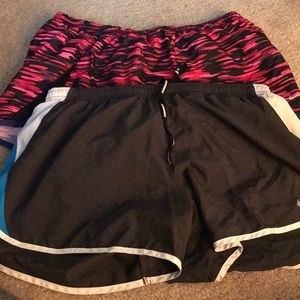 Two Nike Running Shorts